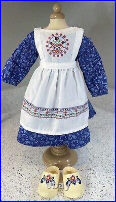 American Girl Kirsten Baking Outfit withClogs Complete, Brand New in Box, Rare