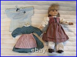 American Girl Kirsten Doll With Three Outfits and Stand