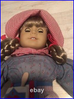 American Girl Kirsten Larson Doll w Meet Outfit + Accessories