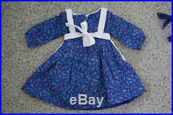 American Girl Kirsten's Baking Outfit Retired Dress Apron Ribbons Shoes