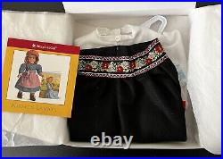 American Girl Kirsten's Winter Outfit, Knit Woolens, and Red Boots, Retired, NIB