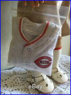 American Girl Kit Doll Cincinnati Reds Baseball Outfit Complete