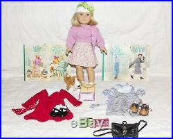 American Girl Kit Doll (retired) Collection-outfits, Dog, School Supplies, Books