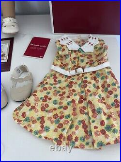 American Girl Kit Kittredge 18 Meet Outfit Barrette Floral Dress Pjs Huge Lot
