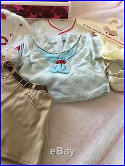 American Girl Kit Kittredge Cincinnati Reds Fan Outfit Baseball EUC