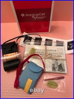 American Girl Kit Kittredge Doll, 2 Dresses, Meet Accessories & Reporter Set NIB