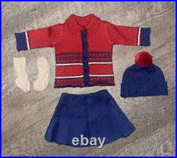 American Girl Kit Tree House Outfit Complete, SweaterSkirt, Hat, Socks