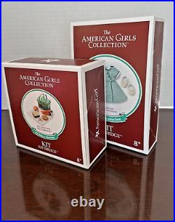 American Girl Kit's Birthday Collection? School Lunch Outfit Dress New Bundle