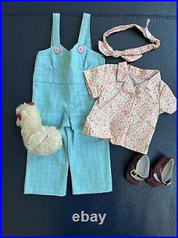 American Girl Kit's Chicken Keeping Outfit EUC