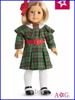 American Girl Kit's Christmas Dress Outfit Beforever Complete New In Box Ret