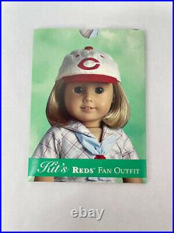 American Girl Kit's Cincinnati Reds Fan Outfit Limited Edition
