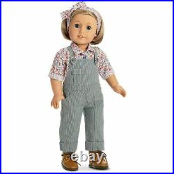 American Girl Kit's GARDENING OUTFIT overalls boots shirt scarf Doll not include