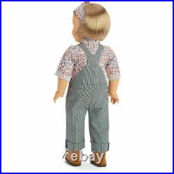 American Girl Kit's GARDENING OUTFIT overalls boots shirt scarf Doll not include