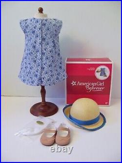 American Girl Kit's Play Dress & Hat Outfit New In Box Doll Not Included