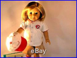 American Girl Kit's REDS FAN OUTFIT EUC Retired, Lmt Edition, Book, + Complete Lot