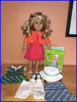 American Girl LANIE Lot Doll+Book+Meet+Butterfly+Garden Outfits Clothes