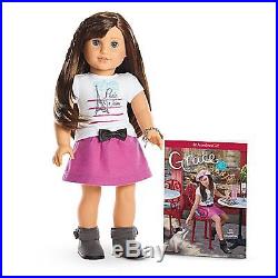 American Girl LE GRACES 18 DOLL & BOOK Outfit Brown Hair Blue Eyes in box