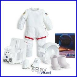 American Girl LUCIANA'S astronaut SPACE SUIT helmet WHITE Outfit + Book NO DOLL