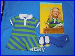 American Girl Lanie Doll With Complete Meet Outfit Book &box