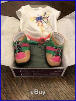 American Girl Lea Clark Doll- Pajamas -hiking Outfit-margay-pareo- Lot