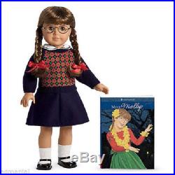 American Girl MOLLY DOLL + Molly's CAMP OUTFIT + book Emily's friend