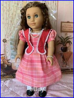 American Girl Marie Grace, Meet outfit with Pearls, EUC