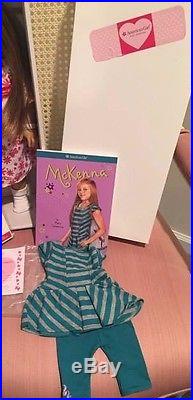 American Girl McKenna Doll GOTY 2012 Meet+Rythmic Gymnastics Outfit/Box+Book