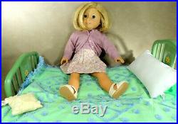 American Girl Meet Doll KIT with Trundle Bed with Bedding, Outfits Lot MINT