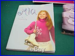 American Girl Mia original box never removed skates 2 extra outfits Book