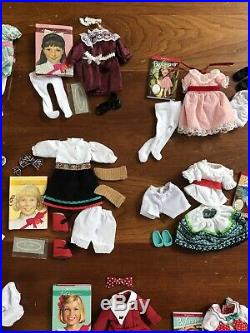 American Girl Mini Doll HUGE Outfit 6.5 Clothes Books LOT of 25 Full Sets New