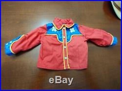 American Girl Molly Dude Ranch Outfit & Embroidered Boots- Complete- Retired
