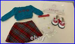 American Girl Molly Flower Sweater & Skirt Outfit NEW NIB RARE HTF