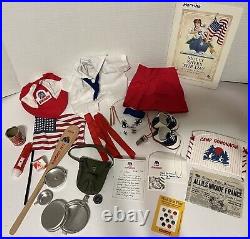 American Girl Molly Pleasant Co. Camp Gowonagin Outfit & Camping Equipment-Vtg