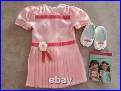 American Girl Molly Recital Outfit Retired Used Dress Shoes Card Only