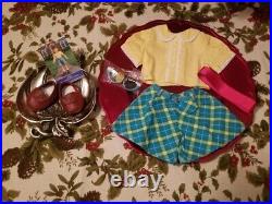 American Girl Molly's Roller Skating Outfit with Replacement Ribbon & Extra