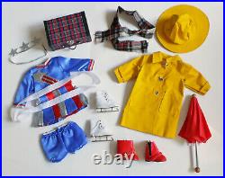 American Girl Molly's Winter Story Rain Gear & Victory Outfit + Extra Accs