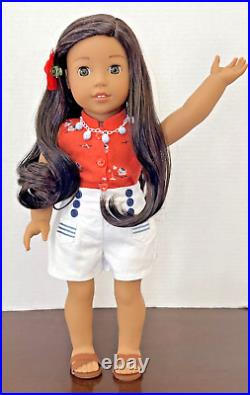 American Girl? NANEA MITCHELL 18 DOLL & ACCESSORIES Box Book Meet Outfit