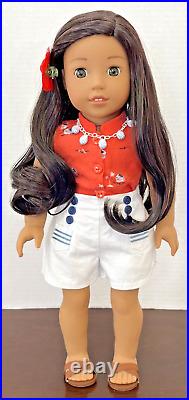 American Girl? NANEA MITCHELL 18 DOLL & ACCESSORIES Box Book Meet Outfit