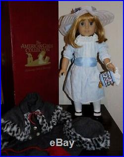 American Girl Nellie Doll in Box w Meet Outfit + EXTRAS Accessories, Coat, LOT