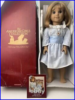 American Girl Nellie O'Malley With Meet Outfit, Pamphlet, and Box- Retired