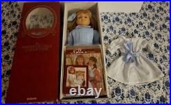 American Girl Nellie Promise Lot Doll Box Samantha Winter Party Dress and bow