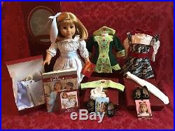 American Girl Nellie in box withbook, Irish Dance, Holiday Outfit & Pajamas RETIRED
