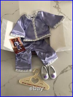 American Girl Nellies Meet Accessories Lydia Doll Pajama Holiday Outfits Lot