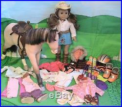 American Girl Nicki Doll of the Year 2006 w Horse Jackson & all of her Outfits