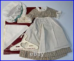 American Girl PLEASANT COMPANY Felicity WORK DRESS OUTFIT Mob Shawl Packaging