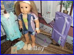 American Girl/Pleasant Co. Kailey Doll GOTY 2003 Full Meet Outfit+ Wetsuit/Bikini
