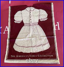 American Girl Pleasant Co Kirsten Winter Outfit Skirt Blouse Ribbons Bag Woolens