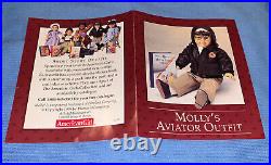 American Girl Pleasant Co Molly Aviator Outfit with Jacket, Cap, Scarf COMPLETE