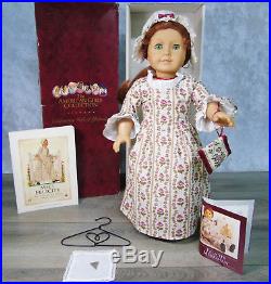 American Girl Pleasant Company 18 FELICITY DOLL In MEET OUTFIT With ACCESSORIES