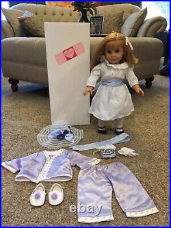 American Girl Pleasant Company DOLL NELLIE in MEET OUTFIT + ACCESSORIES Pajamas